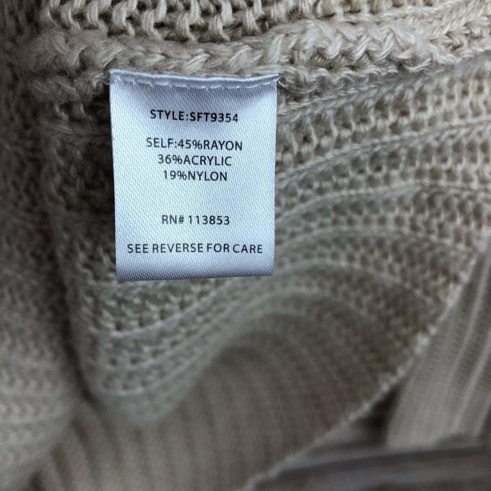 Stitch Fix 41Hawthorn Poppy Textured Sweater Sz S - Picture 6 of 8